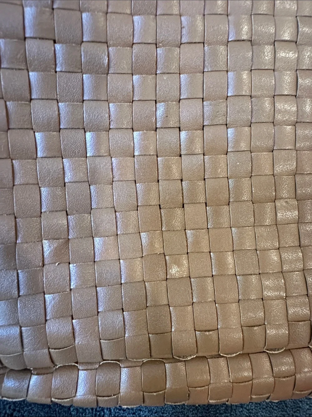 Quince Italian Leather Handwoven Crossbody - Picture 13 of 14